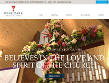 Tablet Screenshot of hydeparkcc.org